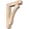 Ekena Millwork Imperial Craftsman Smooth Bracket w/ Offset Brace, Douglas Fir, 7 1/2"W x 32"D x 44"H BKT0806X32X44IMP04SDF - alternate 1